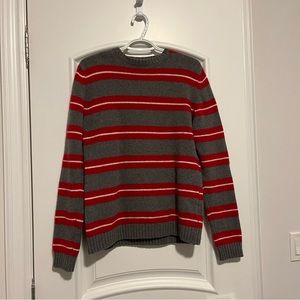Zara fuzzy striped sweater (Size S)